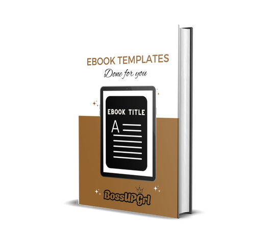 6 Ebook/Guide Templates  (Resell Rights)